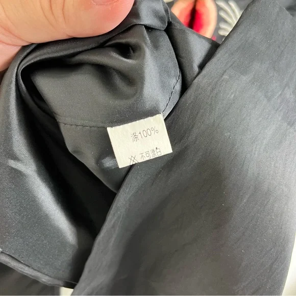 VTG Chinese Dragon Embroidered Mandarin Collar Jacket - Picture 8 of 8